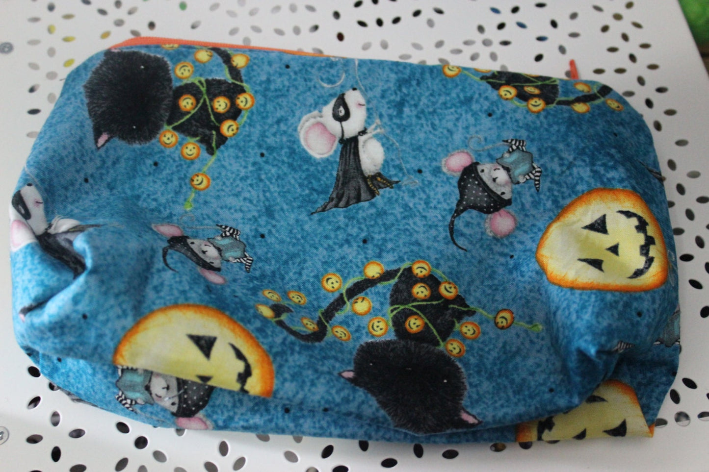 Halloween Cat and Mouse Project Bag