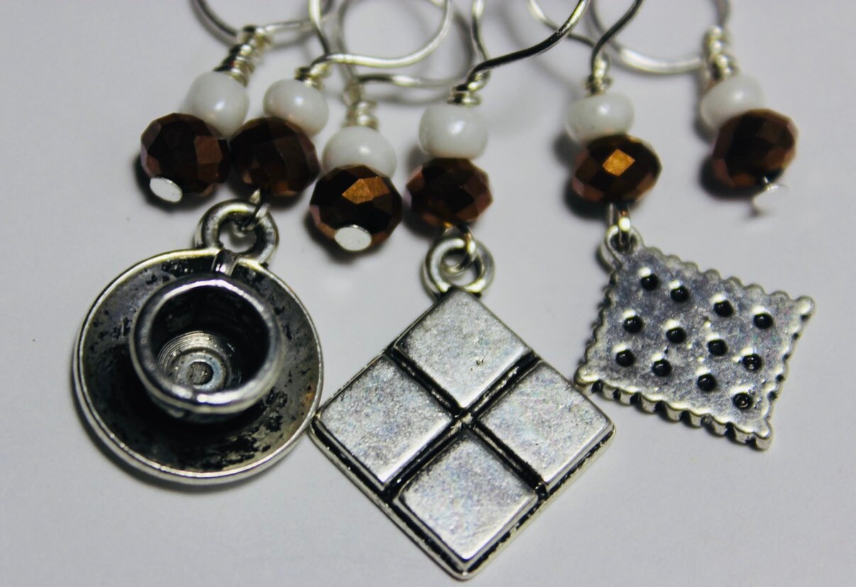 Afternoon Tea Stitch Markers