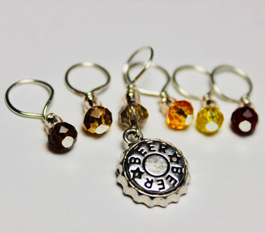 Beer Stitch Markers