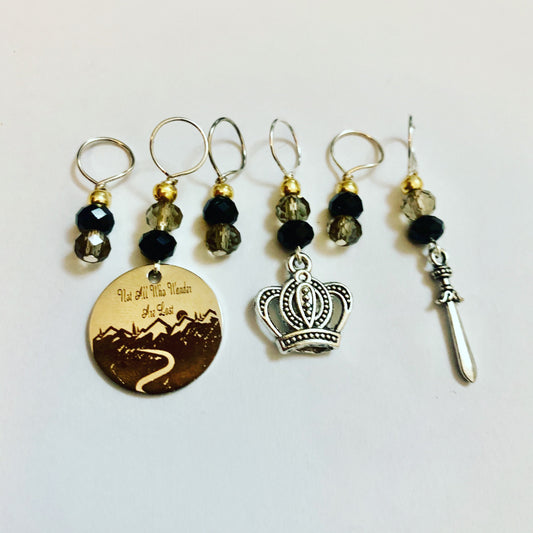 Strider’s Riddle Knitting Stitch Markers