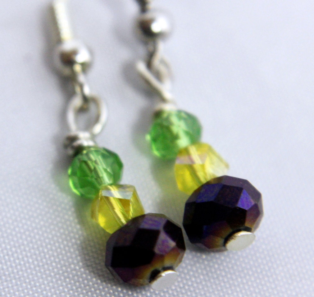 Mardi Gras Earrings