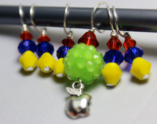 Poison Apple Stitch Markers